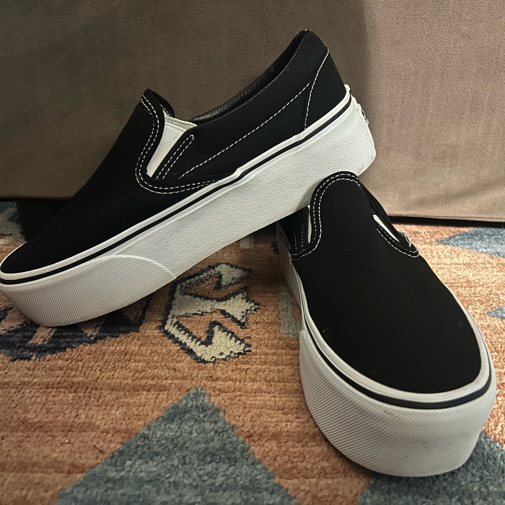 Vans classic slip on stackform shoe